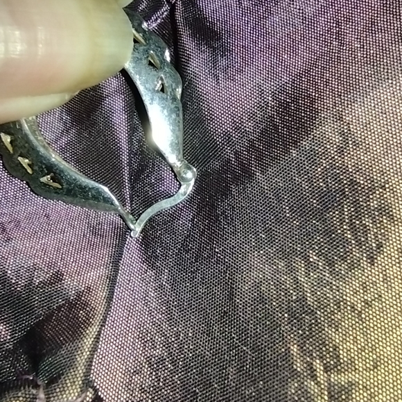 Sterling Silver Openwork handcrafted classic earrings - Picture 4 of 11